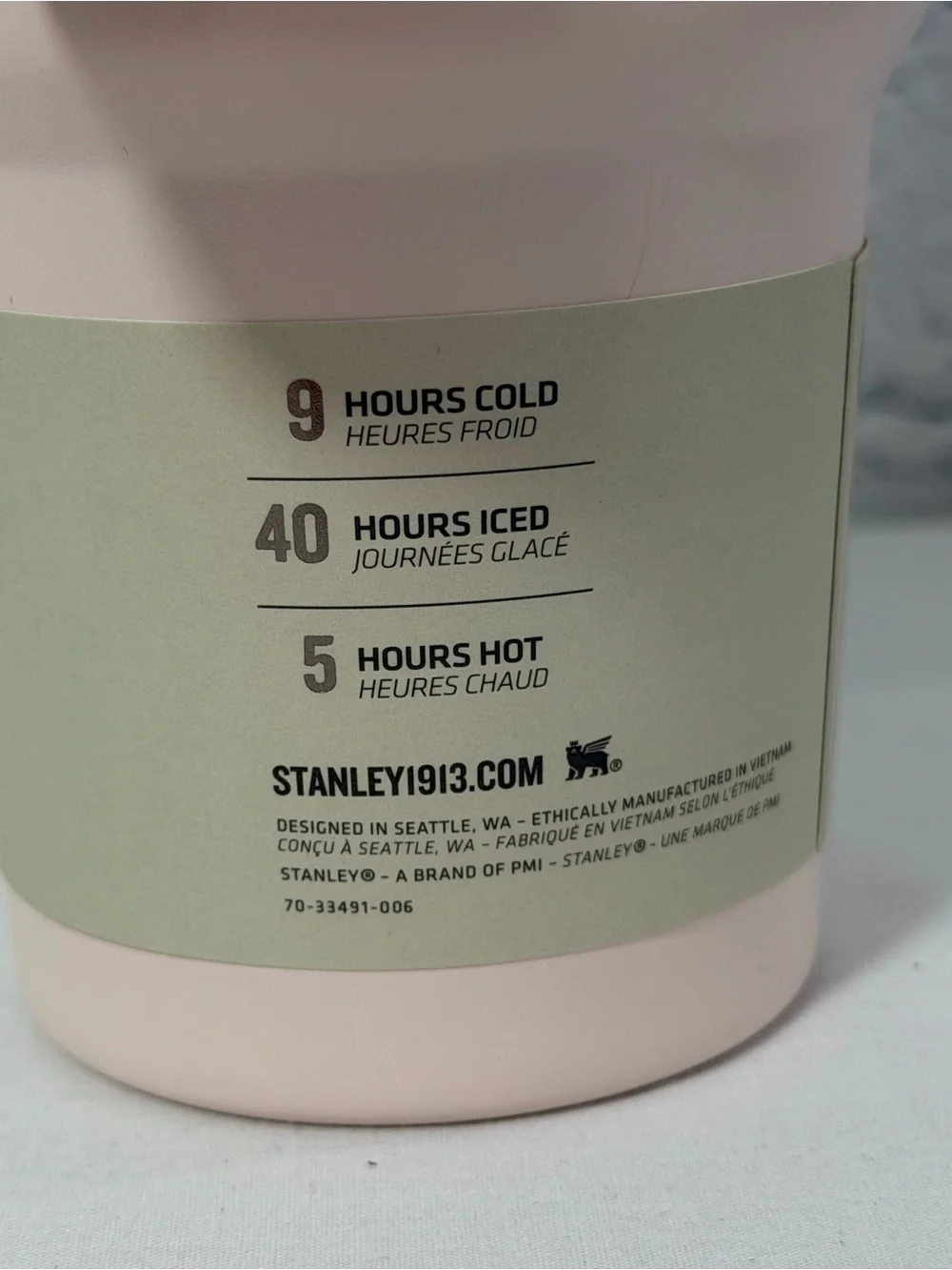 Stanley Rose Quartz Insulated Quencher
H2.0 Tumbler with Handle - Picture 10 of 10